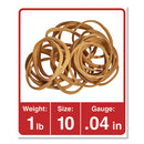 Universal® wholesale. UNIVERSAL® Rubber Bands, Size 10, 0.04" Gauge, Beige, 1 Lb Box, 3,400-pack. HSD Wholesale: Janitorial Supplies, Breakroom Supplies, Office Supplies.