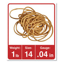 Universal® wholesale. UNIVERSAL® Rubber Bands, Size 14, 0.04" Gauge, Beige, 1 Lb Box, 2,200-pack. HSD Wholesale: Janitorial Supplies, Breakroom Supplies, Office Supplies.