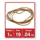 Universal® wholesale. UNIVERSAL® Rubber Bands, Size 19, 0.04" Gauge, Beige, 1 Lb Bag, 1,240-pack. HSD Wholesale: Janitorial Supplies, Breakroom Supplies, Office Supplies.