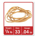 Universal® wholesale. UNIVERSAL® Rubber Bands, Size 33, 0.04" Gauge, Beige, 4 Oz Box, 160-pack. HSD Wholesale: Janitorial Supplies, Breakroom Supplies, Office Supplies.