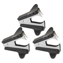 Load image into Gallery viewer, Universal® wholesale. UNIVERSAL® Jaw Style Staple Remover, Black, 3 Per Pack. HSD Wholesale: Janitorial Supplies, Breakroom Supplies, Office Supplies.