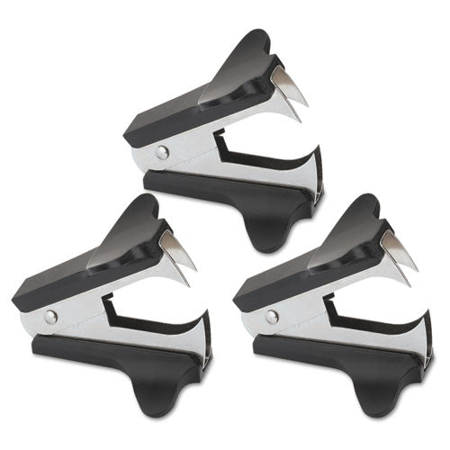 Universal® wholesale. UNIVERSAL® Jaw Style Staple Remover, Black, 3 Per Pack. HSD Wholesale: Janitorial Supplies, Breakroom Supplies, Office Supplies.