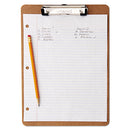 Universal® wholesale. UNIVERSAL® Hardboard Clipboard, 1-2" Capacity, Holds 8 1-2w X 12h, Brown, 6-pack. HSD Wholesale: Janitorial Supplies, Breakroom Supplies, Office Supplies.