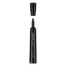 Load image into Gallery viewer, Universal™ wholesale. UNIVERSAL® Chisel Tip Permanent Marker, Broad, Black, 36-pack. HSD Wholesale: Janitorial Supplies, Breakroom Supplies, Office Supplies.