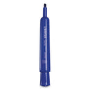 Universal™ wholesale. UNIVERSAL® Chisel Tip Permanent Marker, Broad, Blue, Dozen. HSD Wholesale: Janitorial Supplies, Breakroom Supplies, Office Supplies.