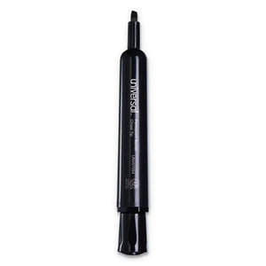 Universal™ wholesale. UNIVERSAL® Chisel Tip Permanent Marker, Broad, Black, 60-pack. HSD Wholesale: Janitorial Supplies, Breakroom Supplies, Office Supplies.