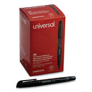 Universal™ wholesale. UNIVERSAL® Pen-style Permanent Marker, Fine Bullet Tip, Black, 36-pack. HSD Wholesale: Janitorial Supplies, Breakroom Supplies, Office Supplies.