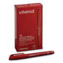 Universal™ wholesale. UNIVERSAL® Pen-style Permanent Marker, Fine Bullet Tip, Red, Dozen. HSD Wholesale: Janitorial Supplies, Breakroom Supplies, Office Supplies.