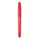 Universal™ wholesale. UNIVERSAL® Pen-style Permanent Marker, Fine Bullet Tip, Red, Dozen. HSD Wholesale: Janitorial Supplies, Breakroom Supplies, Office Supplies.