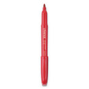 Universal™ wholesale. UNIVERSAL® Pen-style Permanent Marker, Fine Bullet Tip, Red, Dozen. HSD Wholesale: Janitorial Supplies, Breakroom Supplies, Office Supplies.
