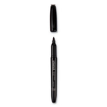 Load image into Gallery viewer, Universal™ wholesale. UNIVERSAL® Pen-style Permanent Marker, Fine Bullet Tip, Black, 60-pack. HSD Wholesale: Janitorial Supplies, Breakroom Supplies, Office Supplies.