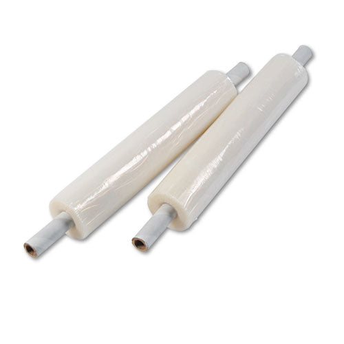 Universal® wholesale. UNIVERSAL® Stretch Film With Preattached Handles, 20" X 1000ft, 20mic (80-gauge), 4-carton. HSD Wholesale: Janitorial Supplies, Breakroom Supplies, Office Supplies.