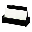 Universal® wholesale. UNIVERSAL® Business Card Holder, Capacity 50 3 1-2 X 2 Cards, Black. HSD Wholesale: Janitorial Supplies, Breakroom Supplies, Office Supplies.