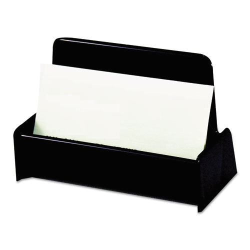 Universal® wholesale. UNIVERSAL® Business Card Holder, Capacity 50 3 1-2 X 2 Cards, Black. HSD Wholesale: Janitorial Supplies, Breakroom Supplies, Office Supplies.