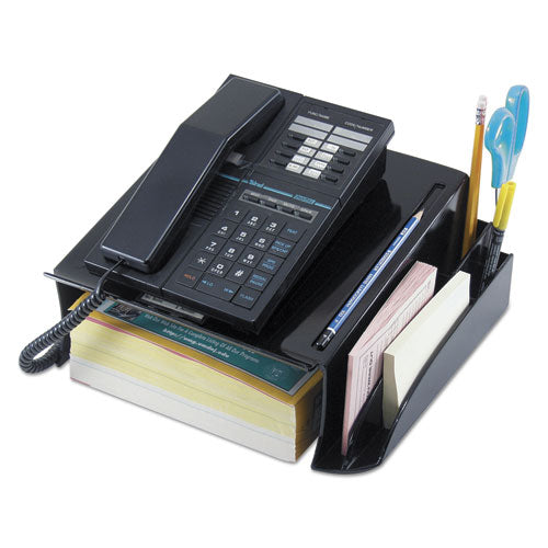 Universal® wholesale. UNIVERSAL® Telephone Stand And Message Center, 12 1-4 X 10 1-2 X 5 1-4, Black. HSD Wholesale: Janitorial Supplies, Breakroom Supplies, Office Supplies.