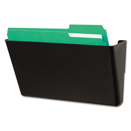 Universal® wholesale. UNIVERSAL® Wall File, Add-on Pocket, Plastic, Black. HSD Wholesale: Janitorial Supplies, Breakroom Supplies, Office Supplies.