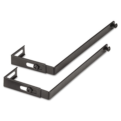 Universal® wholesale. UNIVERSAL Adjustable Cubicle Hangers, Black, Set Of Two. HSD Wholesale: Janitorial Supplies, Breakroom Supplies, Office Supplies.