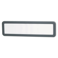 Universal® wholesale. UNIVERSAL® Recycled Cubicle Nameplate With Rounded Corners, 9 X 2 1-2, Charcoal. HSD Wholesale: Janitorial Supplies, Breakroom Supplies, Office Supplies.