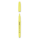 Universal™ wholesale. UNIVERSAL® Pocket Highlighters, Chisel Tip, Fluorescent Yellow, Dozen. HSD Wholesale: Janitorial Supplies, Breakroom Supplies, Office Supplies.