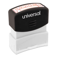 Load image into Gallery viewer, Universal® wholesale. UNIVERSAL® Message Stamp, Faxed, Pre-inked One-color, Red. HSD Wholesale: Janitorial Supplies, Breakroom Supplies, Office Supplies.