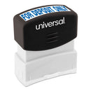 Universal® wholesale. UNIVERSAL® Message Stamp, For Deposit Only, Pre-inked One-color, Blue. HSD Wholesale: Janitorial Supplies, Breakroom Supplies, Office Supplies.