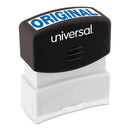 Universal® wholesale. UNIVERSAL® Message Stamp, Original, Pre-inked One-color, Blue. HSD Wholesale: Janitorial Supplies, Breakroom Supplies, Office Supplies.