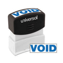 Universal® wholesale. UNIVERSAL® Message Stamp, Void, Pre-inked One-color, Blue. HSD Wholesale: Janitorial Supplies, Breakroom Supplies, Office Supplies.