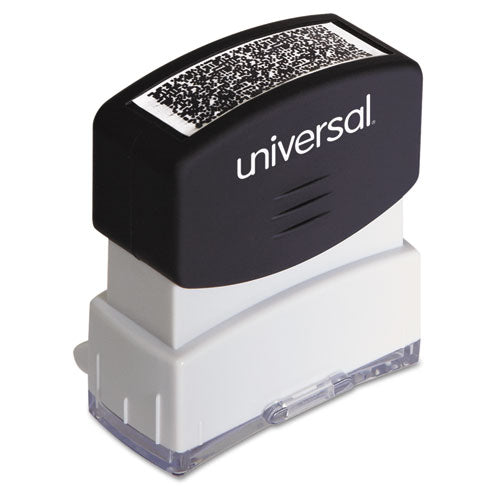 Universal® wholesale. UNIVERSAL® Security Stamp, Obscures Area 9-16 X 1 11-16, Black. HSD Wholesale: Janitorial Supplies, Breakroom Supplies, Office Supplies.