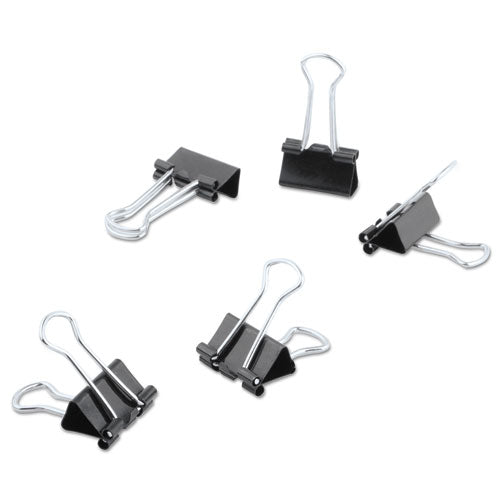 Universal® wholesale. UNIVERSAL® Binder Clips, Mini, Black-silver, 36-box. HSD Wholesale: Janitorial Supplies, Breakroom Supplies, Office Supplies.