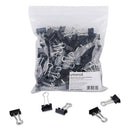 Universal® wholesale. UNIVERSAL® Binder Clips In Zip-seal Bag, Small, Black-silver, 144-pack. HSD Wholesale: Janitorial Supplies, Breakroom Supplies, Office Supplies.