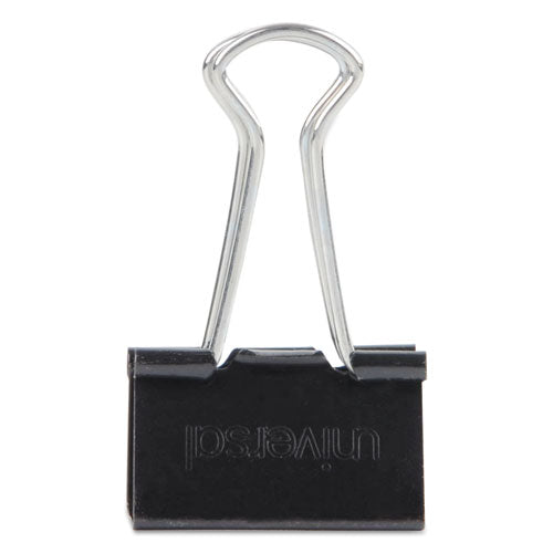 Universal® wholesale. UNIVERSAL® Binder Clips In Zip-seal Bag, Medium, Black-silver, 36-pack. HSD Wholesale: Janitorial Supplies, Breakroom Supplies, Office Supplies.