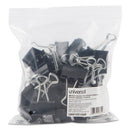 Universal® wholesale. UNIVERSAL® Binder Clips In Zip-seal Bag, Medium, Black-silver, 36-pack. HSD Wholesale: Janitorial Supplies, Breakroom Supplies, Office Supplies.