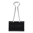 Universal® wholesale. UNIVERSAL Binder Clips In Zip-seal Bag, Large, Black-silver, 36-pack. HSD Wholesale: Janitorial Supplies, Breakroom Supplies, Office Supplies.