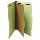 Universal® wholesale. UNIVERSAL® Four-section Pressboard Classification Folders, 1 Divider, Letter Size, Green, 10-box. HSD Wholesale: Janitorial Supplies, Breakroom Supplies, Office Supplies.