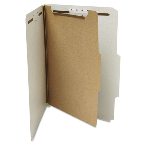 Universal® wholesale. UNIVERSAL® Four-section Pressboard Classification Folders, 1 Divider, Letter Size, Gray, 10-box. HSD Wholesale: Janitorial Supplies, Breakroom Supplies, Office Supplies.