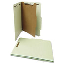 Universal® wholesale. UNIVERSAL® Four-section Pressboard Classification Folders, 1 Divider, Letter Size, Gray-green, 10-box. HSD Wholesale: Janitorial Supplies, Breakroom Supplies, Office Supplies.