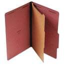 Universal® wholesale. UNIVERSAL® Four-section Pressboard Classification Folders, 1 Divider, Legal Size, Red, 10-box. HSD Wholesale: Janitorial Supplies, Breakroom Supplies, Office Supplies.
