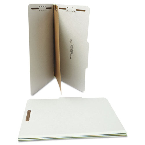 Universal® wholesale. UNIVERSAL® Four-section Pressboard Classification Folders, 1 Divider, Legal Size, Gray, 10-box. HSD Wholesale: Janitorial Supplies, Breakroom Supplies, Office Supplies.