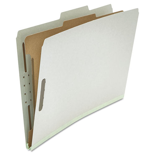 Universal® wholesale. UNIVERSAL® Four-section Pressboard Classification Folders, 1 Divider, Legal Size, Gray, 10-box. HSD Wholesale: Janitorial Supplies, Breakroom Supplies, Office Supplies.