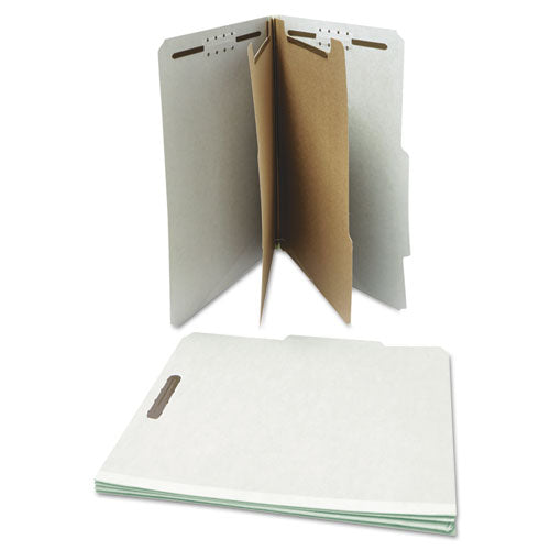 Universal® wholesale. UNIVERSAL® Six--section Pressboard Classification Folders, 2 Dividers, Letter Size, Gray, 10-box. HSD Wholesale: Janitorial Supplies, Breakroom Supplies, Office Supplies.