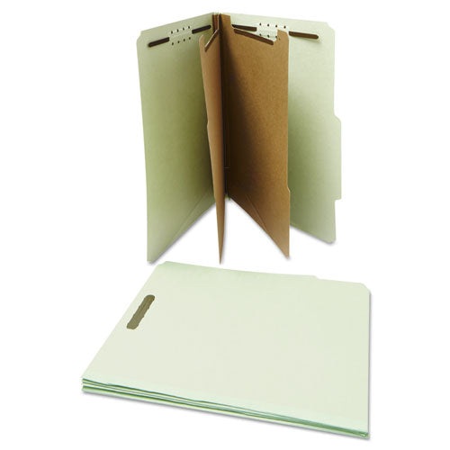 Universal® wholesale. UNIVERSAL® Six--section Pressboard Classification Folders, 2 Dividers, Letter Size, Gray-green, 10-box. HSD Wholesale: Janitorial Supplies, Breakroom Supplies, Office Supplies.