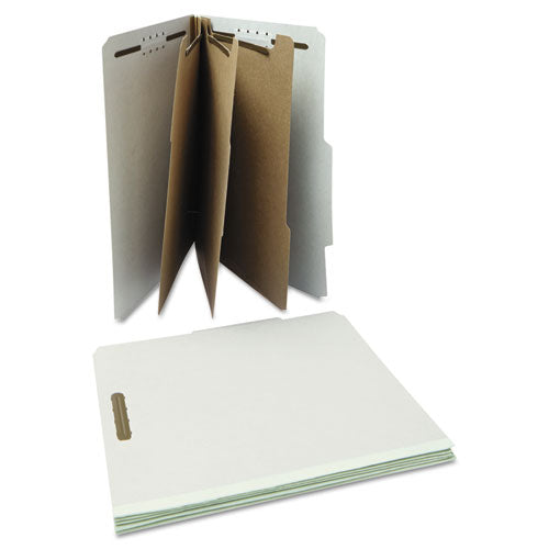 Universal® wholesale. UNIVERSAL® Eight-section Pressboard Classification Folders, 3 Dividers, Letter Size, Gray, 10-box. HSD Wholesale: Janitorial Supplies, Breakroom Supplies, Office Supplies.