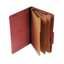 Universal® wholesale. UNIVERSAL® Eight-section Pressboard Classification Folders, 3 Dividers, Legal Size, Red, 10-box. HSD Wholesale: Janitorial Supplies, Breakroom Supplies, Office Supplies.