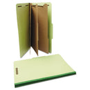 Universal® wholesale. UNIVERSAL® Eight-section Pressboard Classification Folders, 3 Dividers, Legal Size, Green, 10-box. HSD Wholesale: Janitorial Supplies, Breakroom Supplies, Office Supplies.
