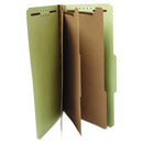 Universal® wholesale. UNIVERSAL® Eight-section Pressboard Classification Folders, 3 Dividers, Legal Size, Green, 10-box. HSD Wholesale: Janitorial Supplies, Breakroom Supplies, Office Supplies.