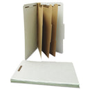 Universal® wholesale. UNIVERSAL® Eight-section Pressboard Classification Folders, 3 Dividers, Legal Size, Gray, 10-box. HSD Wholesale: Janitorial Supplies, Breakroom Supplies, Office Supplies.