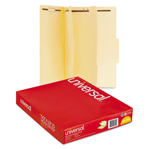 Universal® wholesale. UNIVERSAL® Six-section Classification Folders, 2 Dividers, Letter Size, Manila, 15-box. HSD Wholesale: Janitorial Supplies, Breakroom Supplies, Office Supplies.
