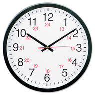 Universal® wholesale. UNIVERSAL 24-hour Round Wall Clock, 12.63