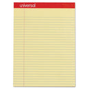 Universal® wholesale. UNIVERSAL® Perforated Writing Pads, Wide-legal Rule, 8.5 X 11.75, Canary, 50 Sheets, Dozen. HSD Wholesale: Janitorial Supplies, Breakroom Supplies, Office Supplies.