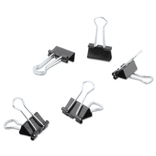 Universal® wholesale. UNIVERSAL Binder Clips In Dispenser Tub, Mini, Black-silver, 60-pack. HSD Wholesale: Janitorial Supplies, Breakroom Supplies, Office Supplies.